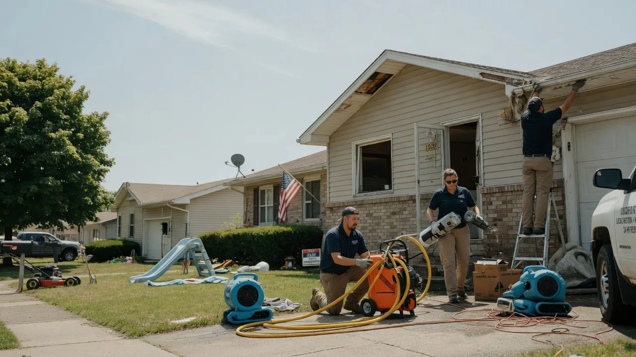 Water Damage Restoration in Cordova, IL near me